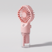 AquaBrise Mini Rose Clair - ventilateur brumisateur portable