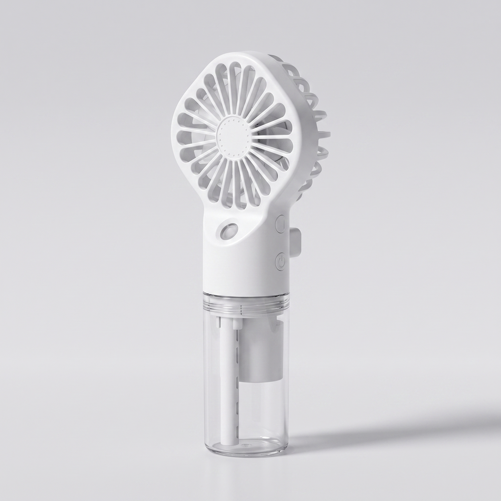 AquaBrise Mini Blanc - ventilateur brumisateur portable